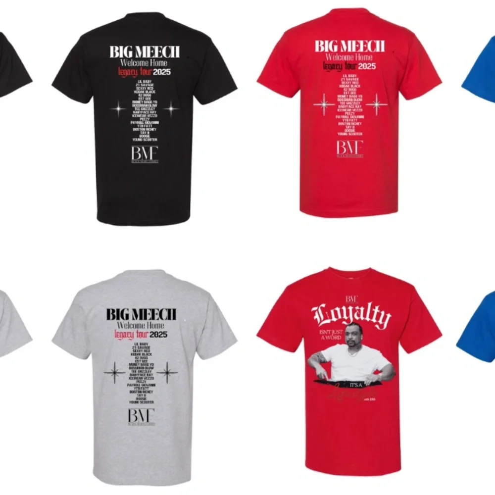 Official Big Meech Welcome Back Tour Merch T-Shirts - Picture 3 of 3